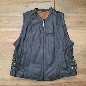ICON Genuine Leather Vest